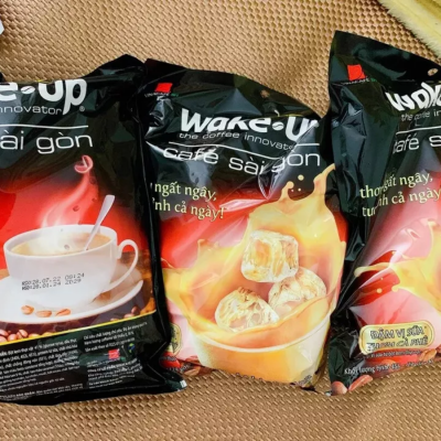 Vinacafe Wake Up 3in1 Sai Gon Coffee 19g x 24 Sachets x 20 Bags