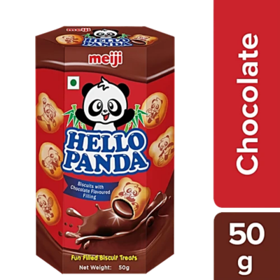 Meiji Hello Panda Chocolate Biscuits 50g x 80 Boxes
