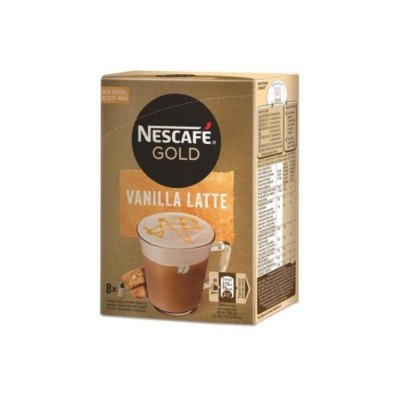 Wholesale Nescafe Gold Vanilla Latte148g (15.5g x 8 Sachets) x 6 Boxes