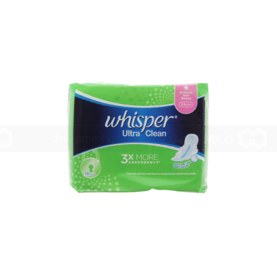 Whisper Ultra Clean - Normal Flow - Wings 24 cm, 18 Pcs x 24 Packs