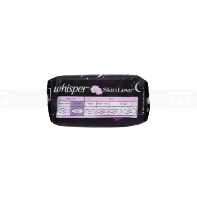 Whisper Ultra Slim All Night Wings 31 cm, 6Pcs x 24 Packs