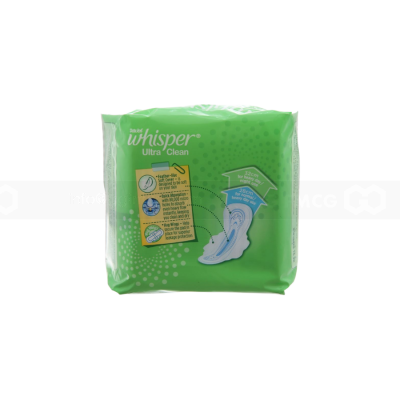 Whisper Ultra Thin Clean - Normal Heavy Days Wings 28cm, 16 Pcs x 24 Packs