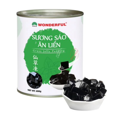 Wonderful Grass Jelly Pudding  850g x 12 cans