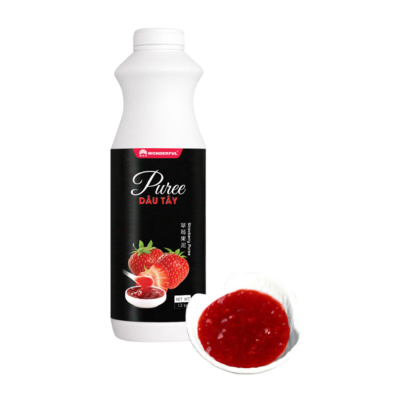 Wonderful Puree Strawberry 1.3kg x 6 Bottles