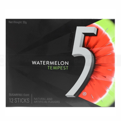 Wrigley No5 Watermelon 32g x 10 Pcs x 12 Boxes