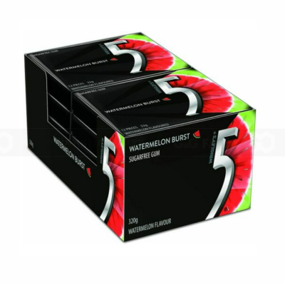 Wrigley No5 Watermelon 32g x 10 Pcs x 12 Boxes