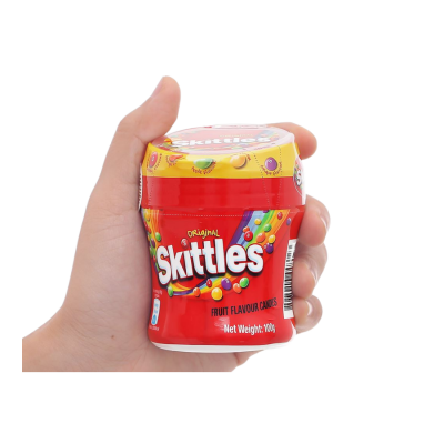 Wrigley Original Candy Skittles Assorted Fruit 100g x 6 Jar x 6 Boxes