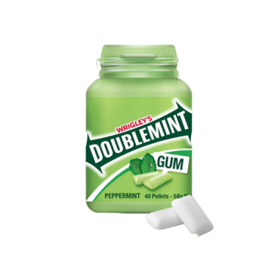 Wrigley's Doublemint Gum Peppermint 58.4g x 6 Jar x 30 Boxes