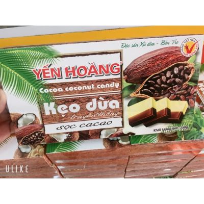 Yen Hoang Cocoa Coconut Candy 250g x 50 Boxes
