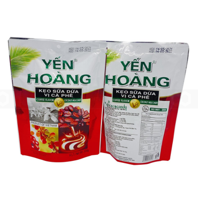 Yen Hoang Crispy Coconut Coffee Candy 200g x 40 Bags
