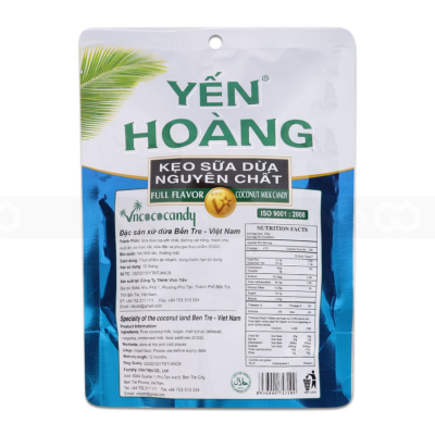 Yen Hoang Crispy Coconut Milk Candy 200g x 40 Bags