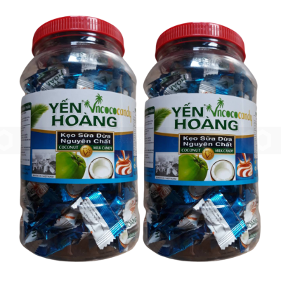 Yen Hoang Crispy Coconut Milk Candy 500g x 20 Jars