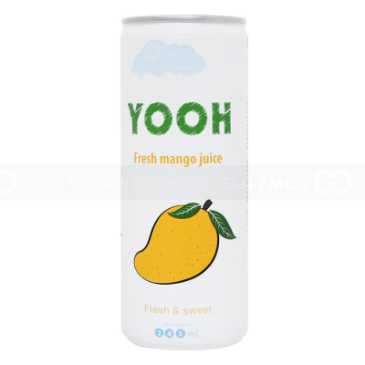 YOOH Mango Juice 240ml x 24 can