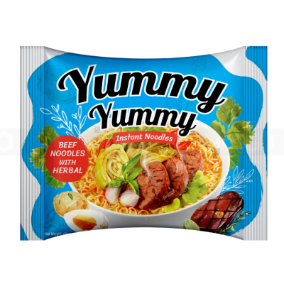 Yummy Yummy Instant Noodle Beef Flavor 85g x 30 Bags