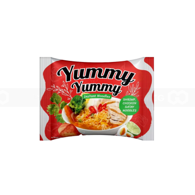 Wholesale Yummy Yummy Instant Noodle Chicken Satay 65g x 30 Bags