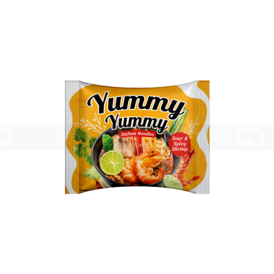 Wholesale Yummy Yummy Instant Noodle Thai Hot Pot Sour and Spicy Shrimp 85g x 30 Bags - AO