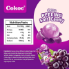 Cokoc Grape Flavored Peeled Gummy Candy 75g x 50 Bags