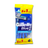 Wholesale Gillette Blue II Plus (5+1) 6 PCS x 12 Packs x 12 Pouches 