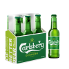 Wholesale Carlsberg Pilsner Beer 5% ABV 330ml x 24 Glass Bottles 