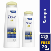 Dove Shampoo Perawatan Rambut Rusak 70ml x 48 pcs