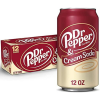 Wholesale Dr Pepper Cream Soda 12oz x 24 cans