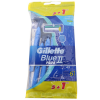 Gillette Blue II Plus (5+1) 6 PCS x 12 Packs x 12 Pouches 