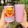 Wholesale Chupa Chups Strawberry Milk Soda Zero 350ml  x 24 cans