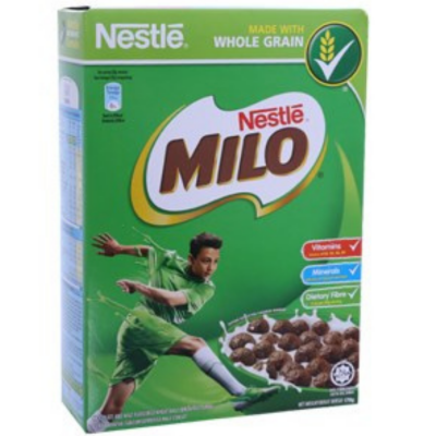 Milo Breakfast Cereals 150g x 18 Boxes