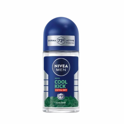 Nivea Cool Kick Extra Dry Deodorant Roll On Men 50ml x 24 pcs