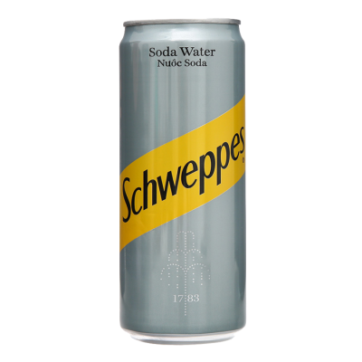 Schweppes Soda Water 320ml x 24 Cans