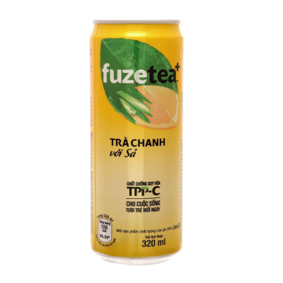 Fuzetea Lemon tea with Lemongrass 320ml x 24 Cans