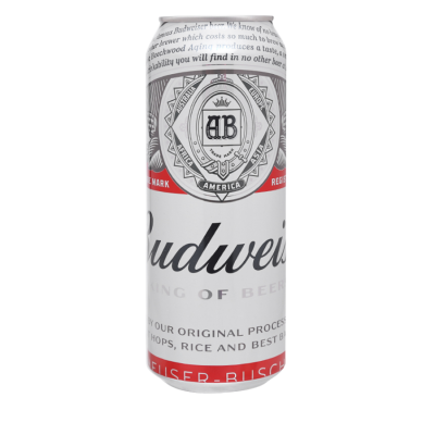 Budweiser Beer Can 500ml x 12  Sleek cans