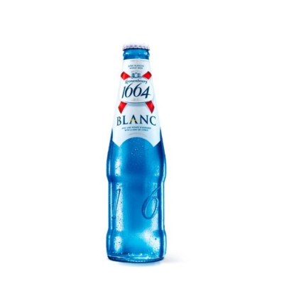 1664 Blanc Beer 5% ABV 330ml x 24 Glass Bottles