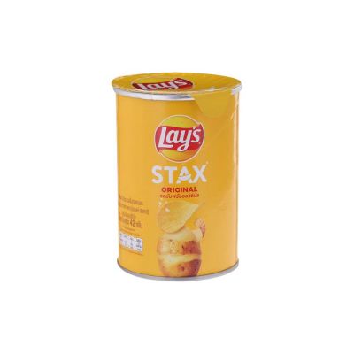 Lay's Stax Original Potato Chips - Halal  42g x 24 Cans