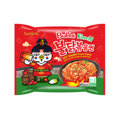 Samyang Spicy Chicken With Kimchi 140g x 40 Bags