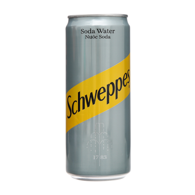 Schweppes Soda Water 320ml x 24 Cans