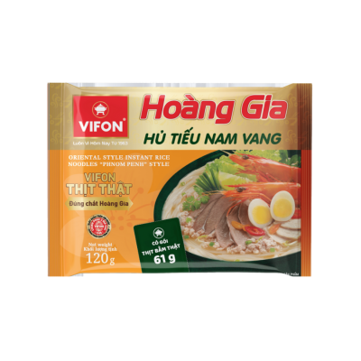 Vifon Hoang Gia Oriental Style Instant Rice Noodle 120g x 18 Bags