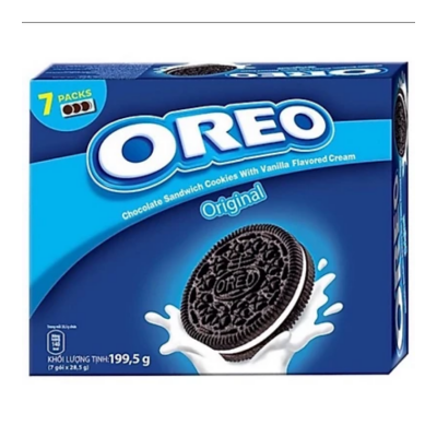 Oreo Biscuit Vanilla Cream 303.6g  (27.9g x 11 Pcs x 12 Boxes)