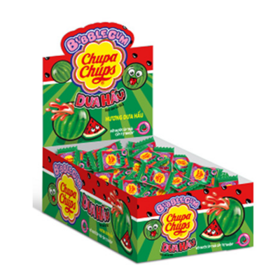 Chupa Chups Bubble Gum Watermelon Flavor 333g