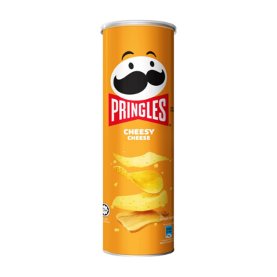 Pringles Potatoes Chips Cheesy Cheese 134g x 12 Cans