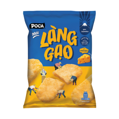 Poca Cheese Rice Crackers 108g x 24 Bags