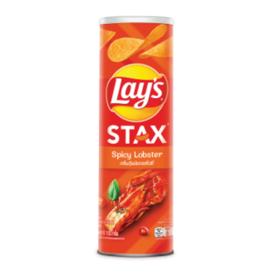 Lay's Stax Spicy Lobster Potato Chips 42g VN x 24 Cans