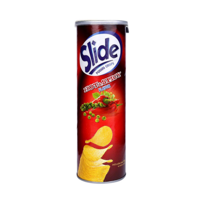 Slide Potato Crisps Hot Spicy 90g x 14 Cans