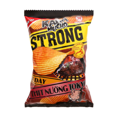 Karamucho Potatoes Chips Strong BBQ 44g x 60 Bags
