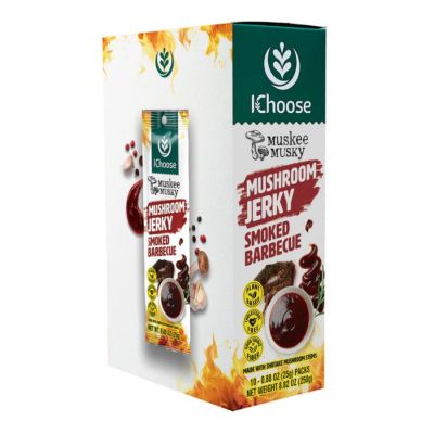 Mushroom Jerky Smoked Barbecue 25g x 10 Packs x 16 Boxes