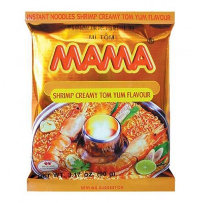 MaMa Instant Noodles Shrimp Creamy Tom Yum Flavour 55g x 30 Bags x 6 Boxes