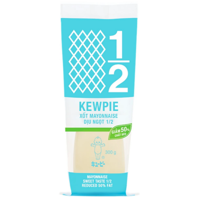 Kewpie Mayonnaise 1/2 Low Fat 300g x 12 Bottles