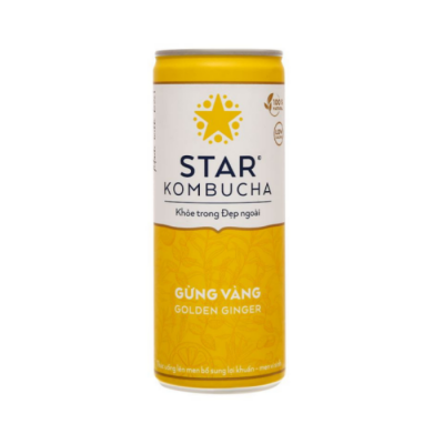 Star Kombucha Golden Ginger 250ml x 12 Bottles