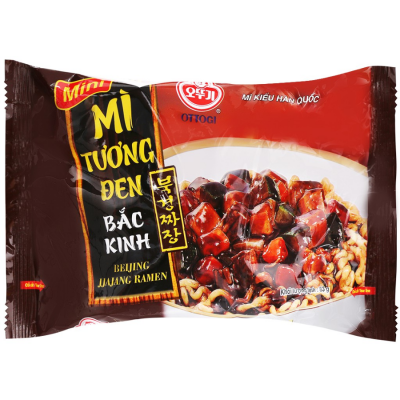 Ottogi Mini Beijing Jjajang Ramen 83g x 30 Bags (Halal)