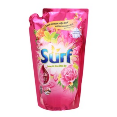 Surf Flowers Grass Detergent Liquid 1.7kg x 9 Bags
